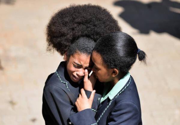 South African students from Pretoria High School Protest to Stop Natural Hair Discrimination