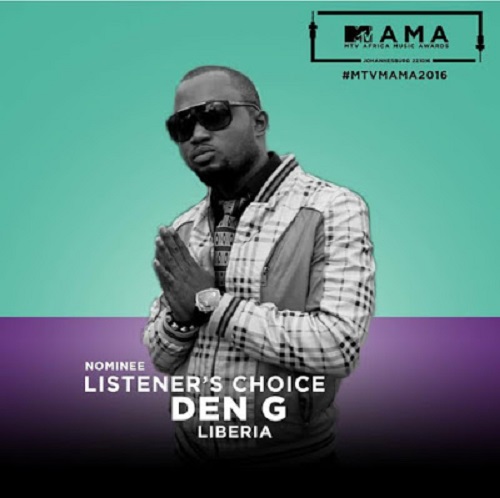 DenG makes History being the First and Only Liberian Musician Nominated for MTV Base Africa Awards!