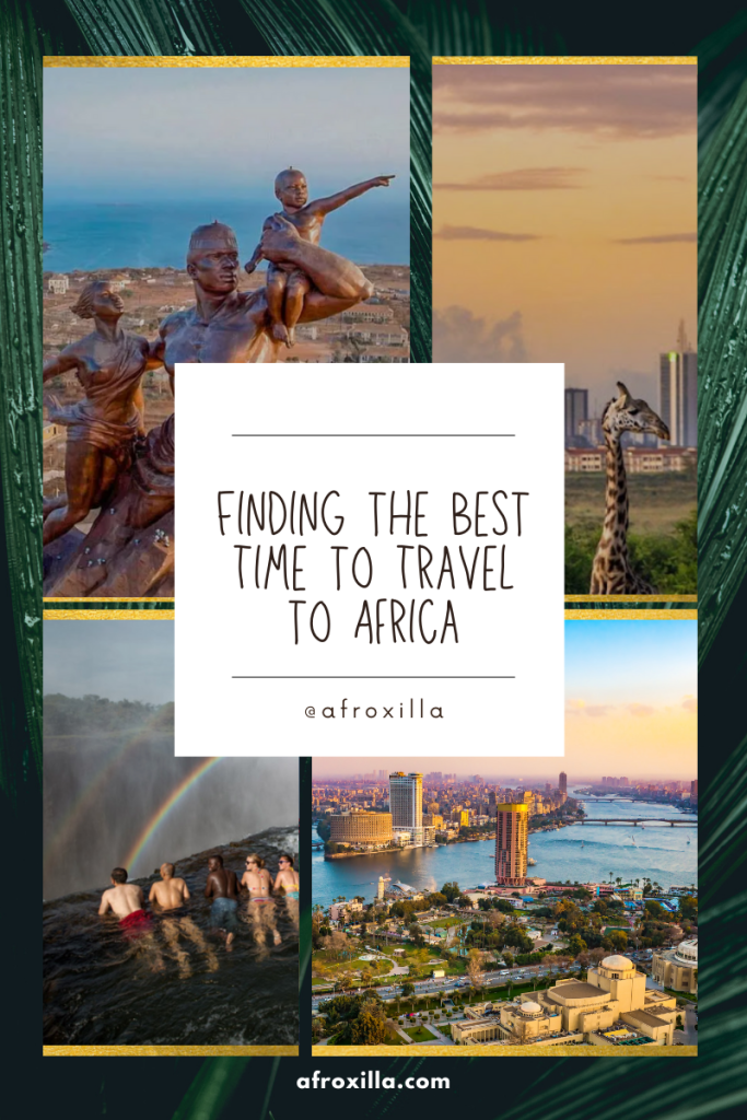The best time to travel to Africa